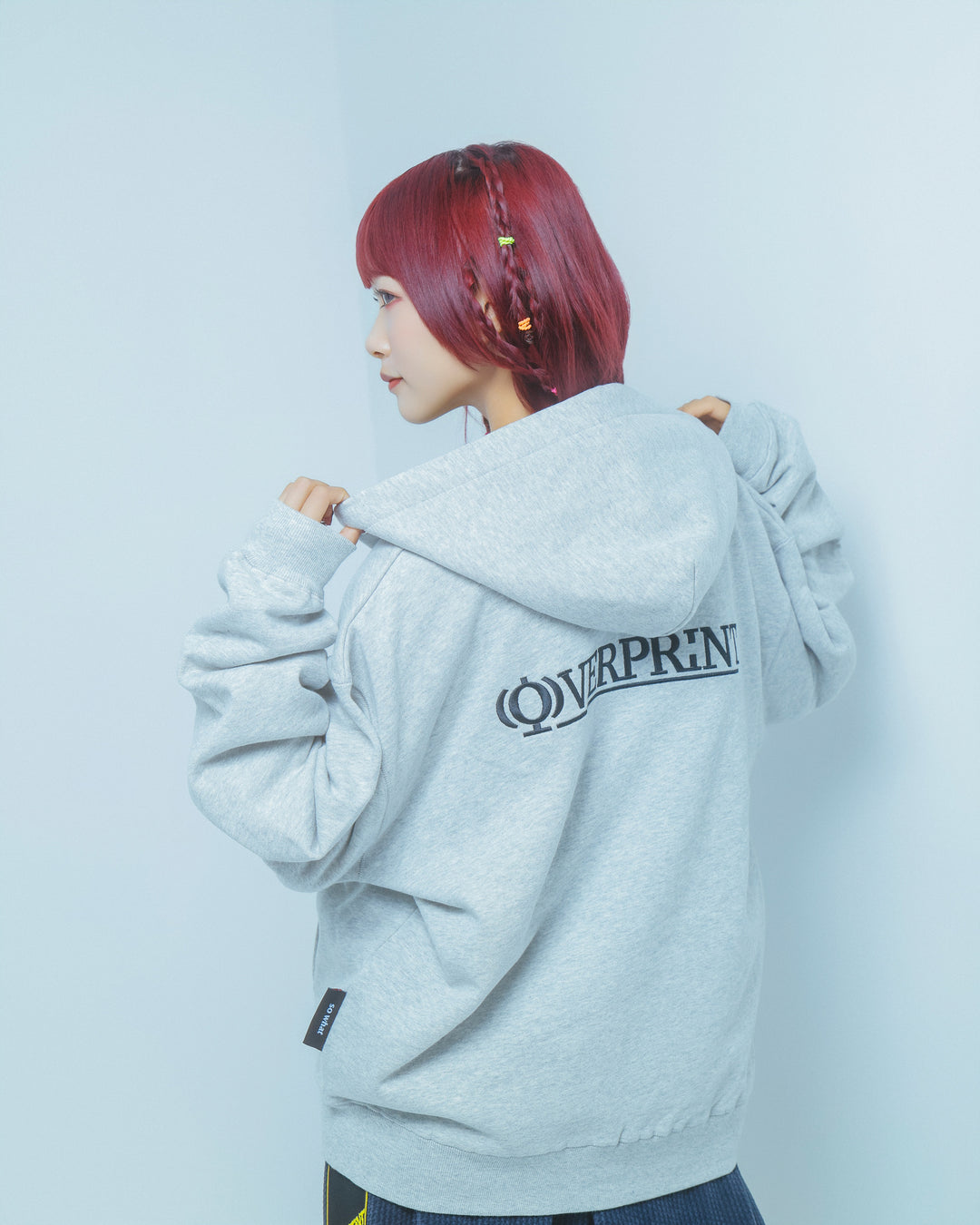 OVERPRINT  Zip Hoodie