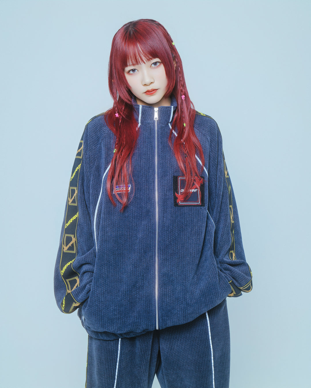 Jacquard Knit  jersey jacket