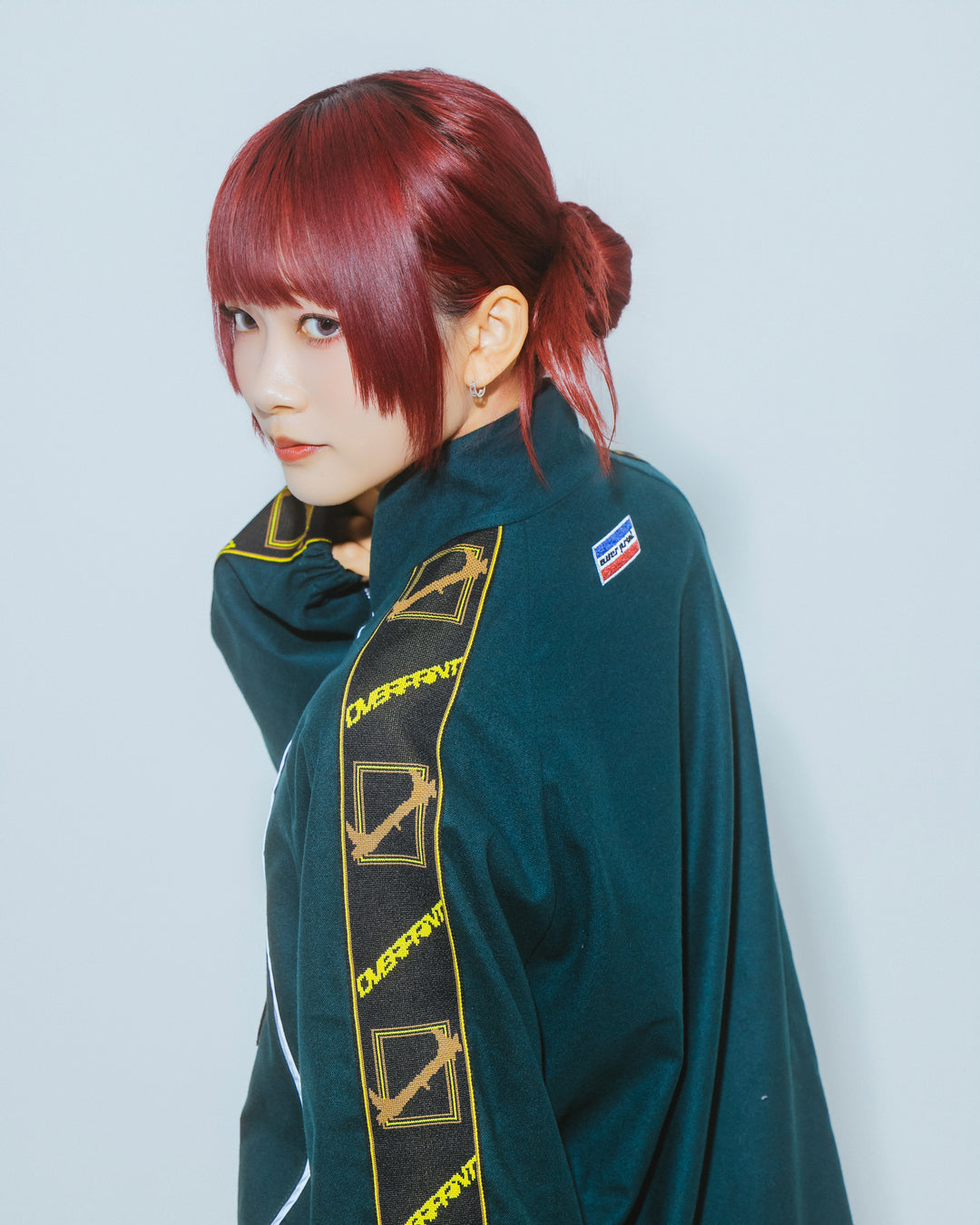 Wool jersey jacket