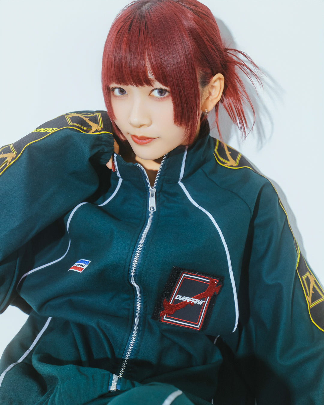 Wool jersey jacket