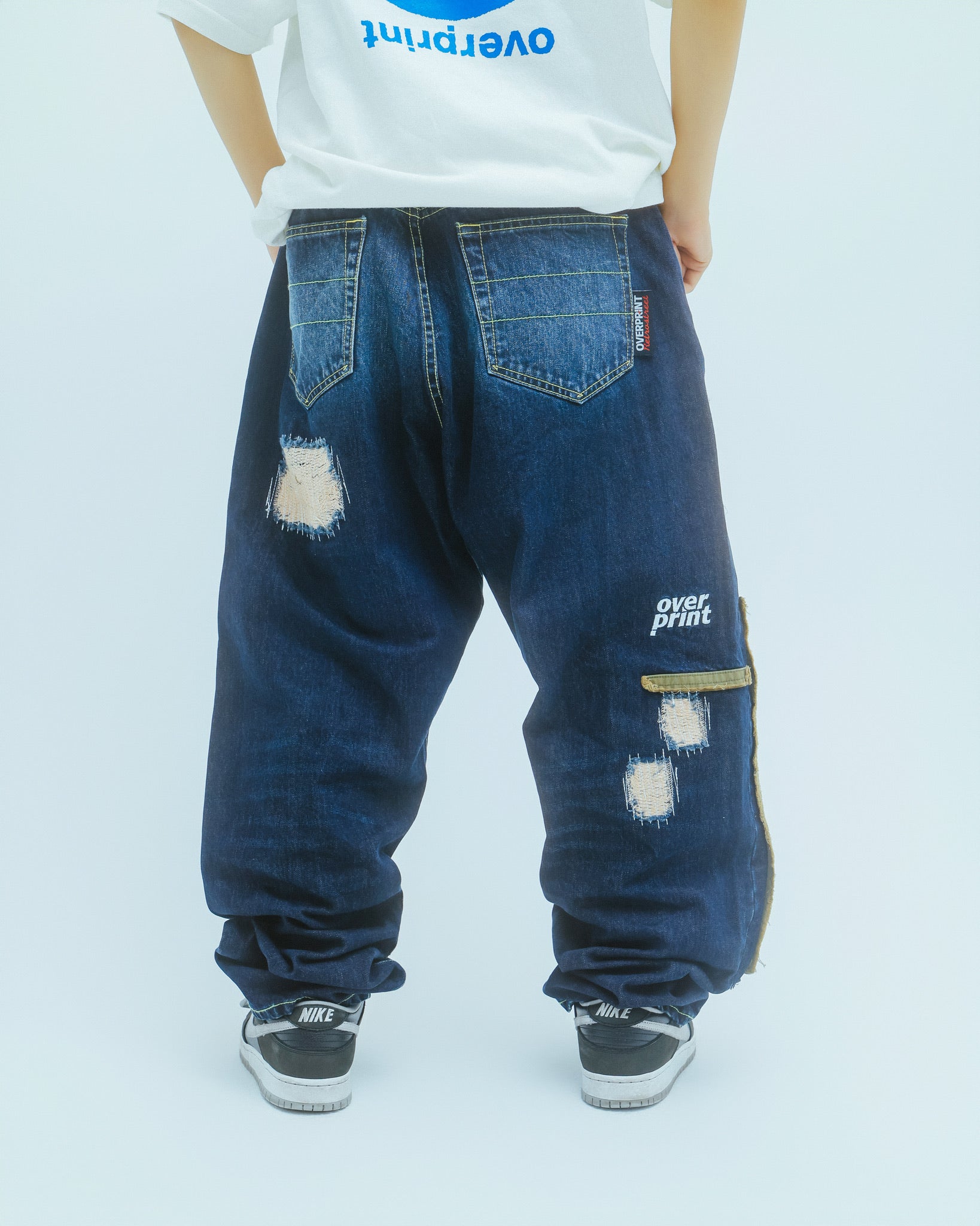 即完品 over print jump pants 裾ジップ オーバープリント 即完品 over print jump pants 裾ジップ オーバープリント