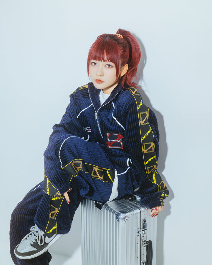 Corduroy jersey jacket