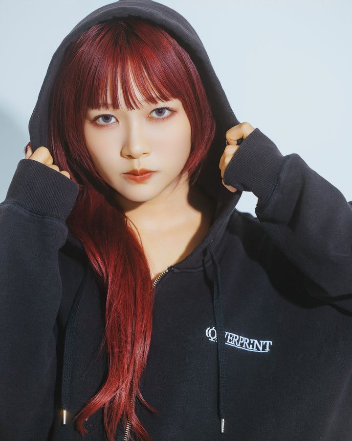 OVERPRINT  Zip Hoodie