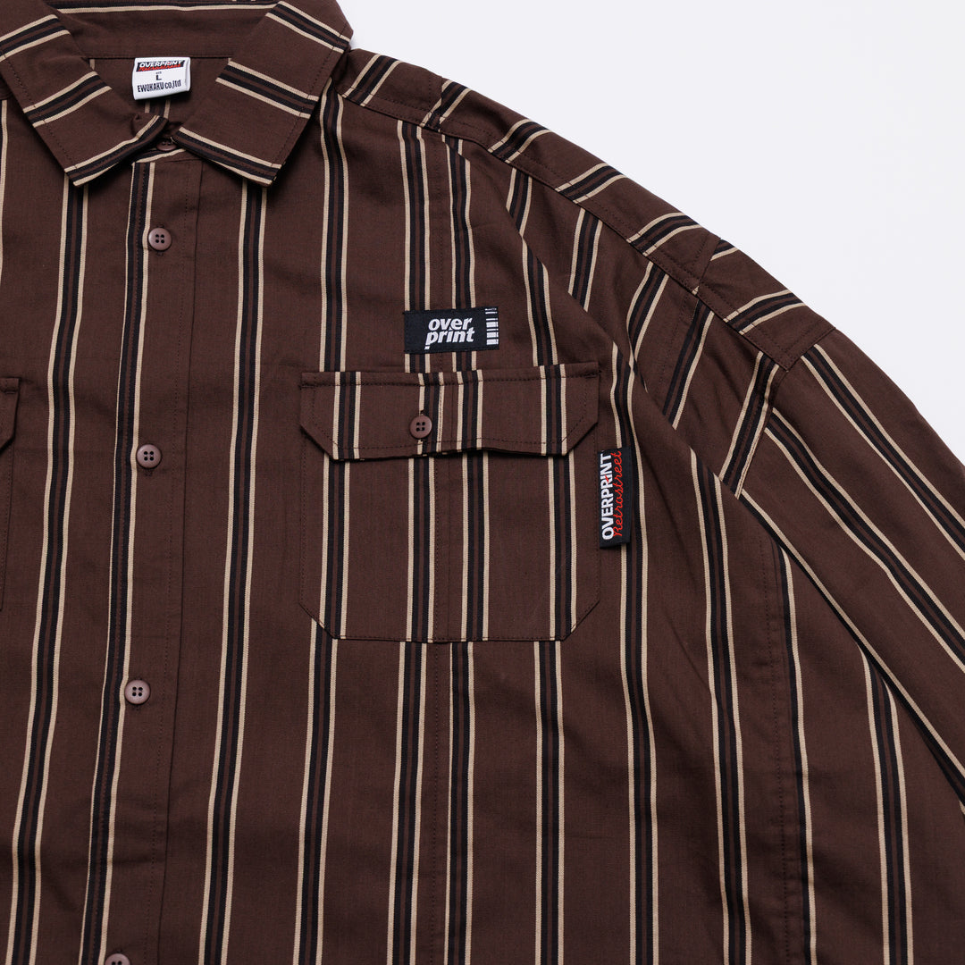 BREAK WIDE SHIRTS(STRIPE)