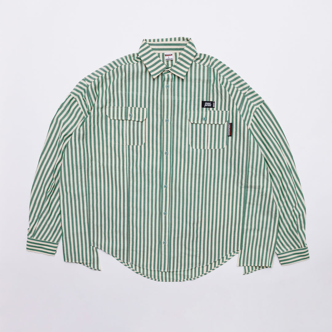 BREAK WIDE SHIRTS(STRIPE)