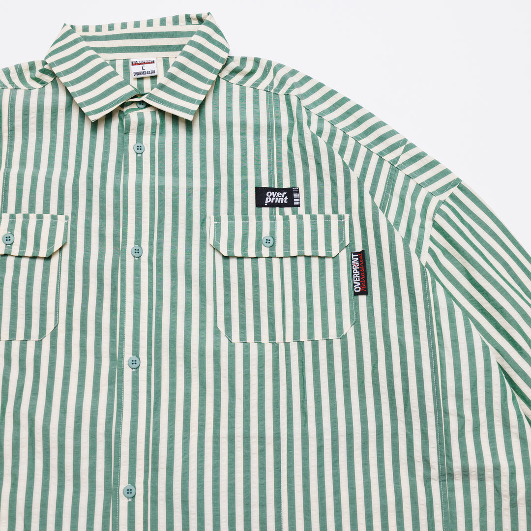 BREAK WIDE SHIRTS(STRIPE)