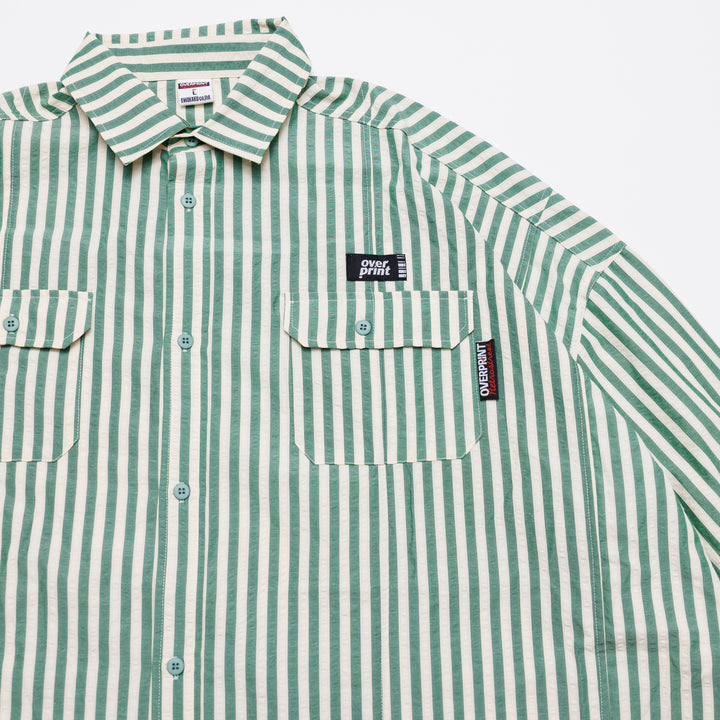 BREAK WIDE SHIRTS(STRIPE)