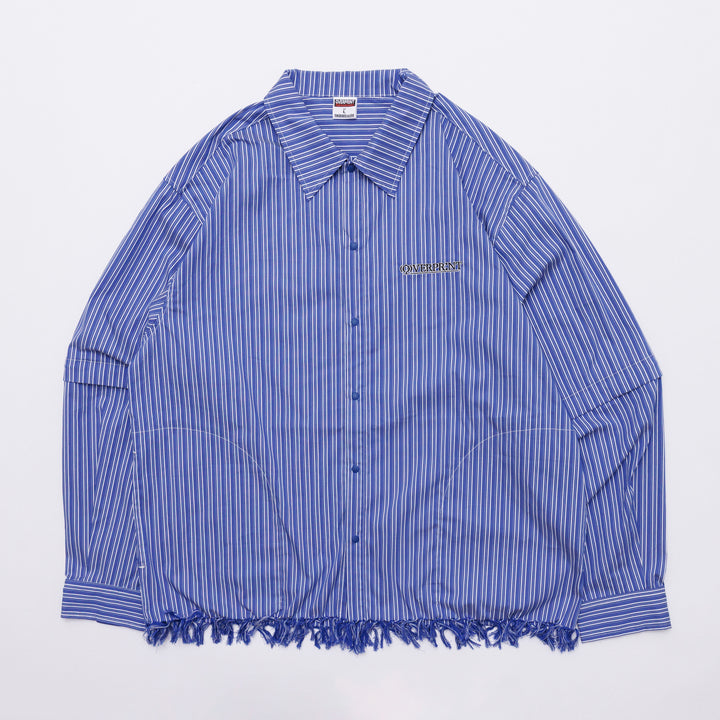 STRIPE ARM ZIP SHIRTS