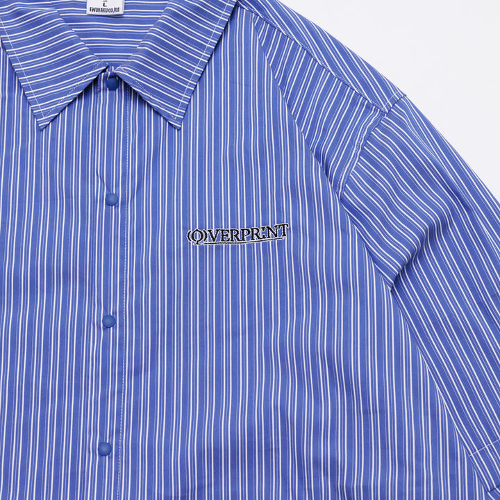 STRIPE ARM ZIP SHIRTS