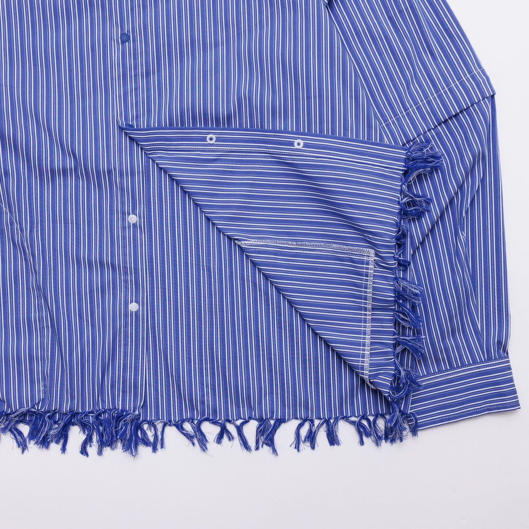 STRIPE ARM ZIP SHIRTS