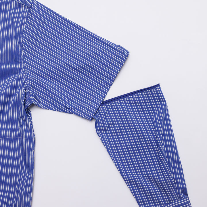 STRIPE ARM ZIP SHIRTS