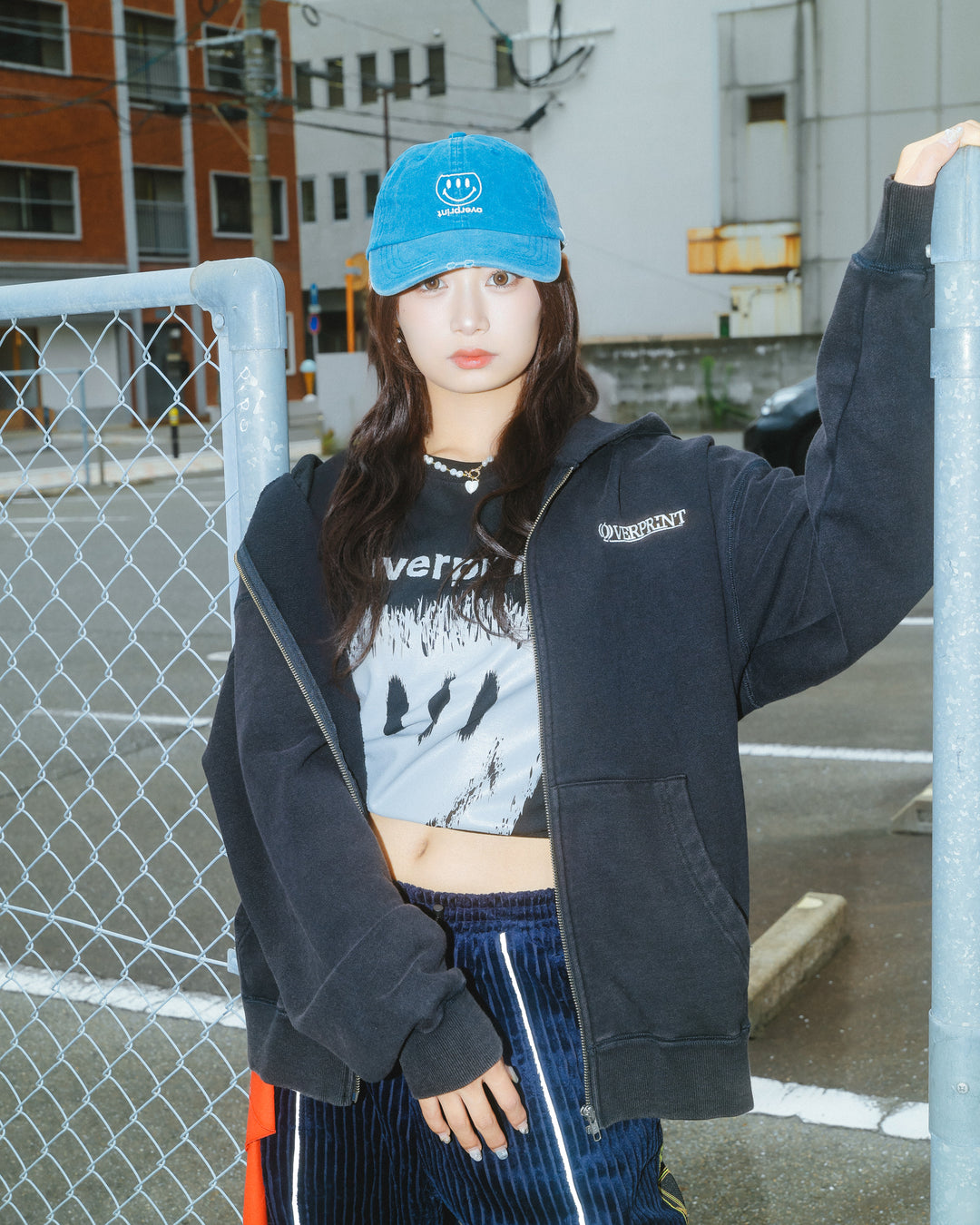OVERPRINT  Zip Hoodie