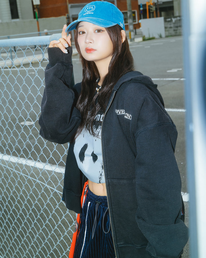 OVERPRINT  Zip Hoodie