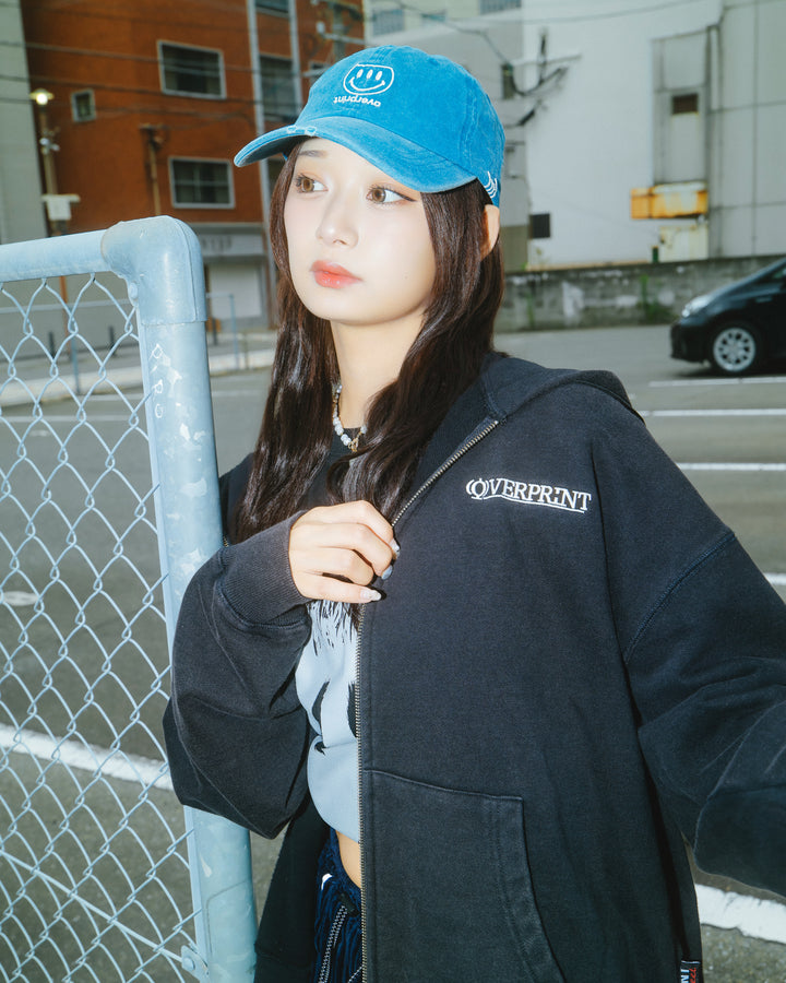 OVERPRINT  Zip Hoodie