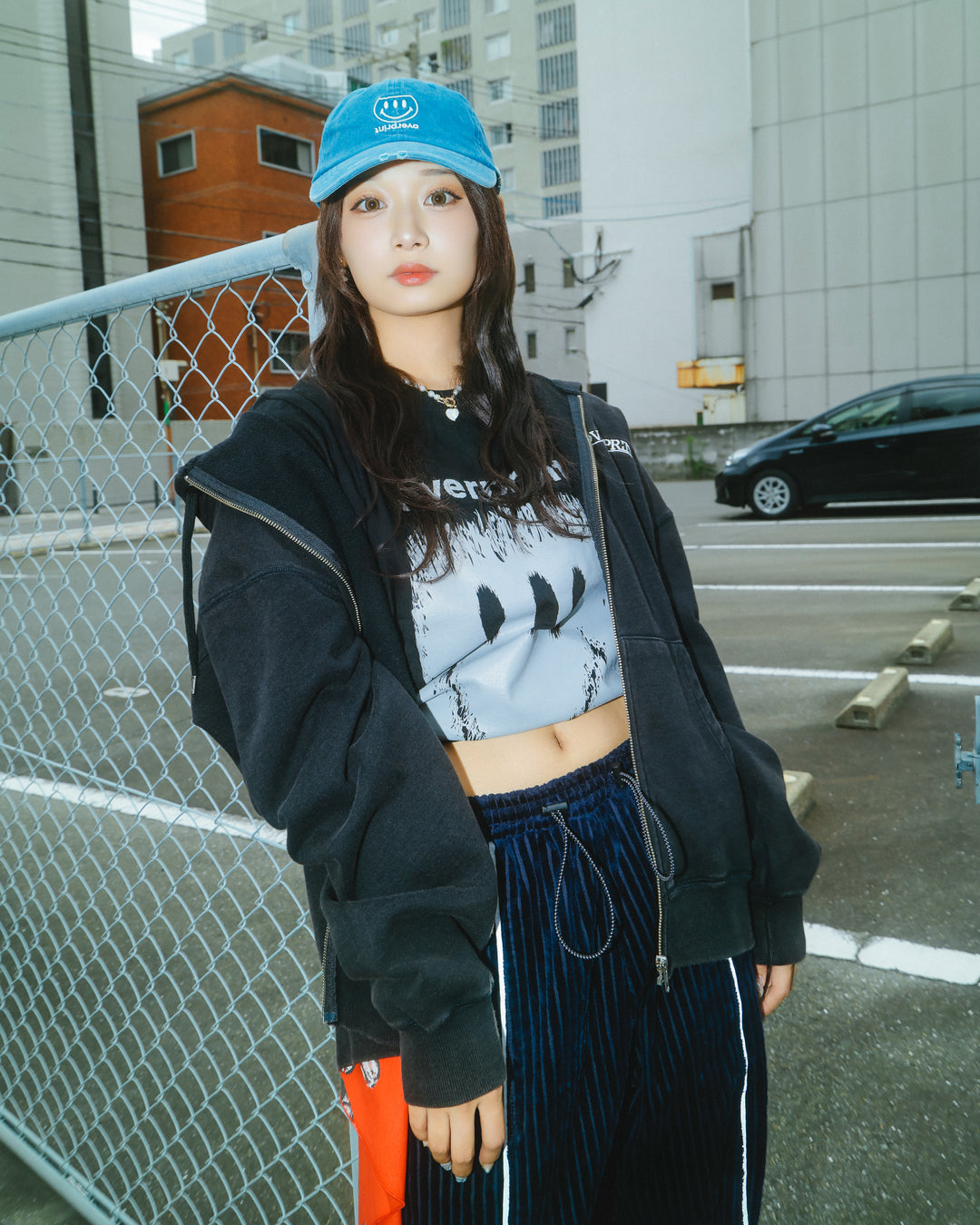OVERPRINT  Zip Hoodie