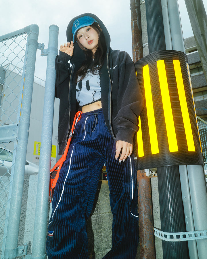 OVERPRINT  Zip Hoodie