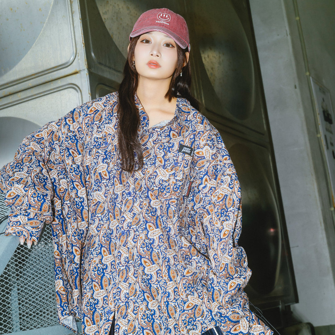 BREAK WIDE SHIRTS(PAISLEY)