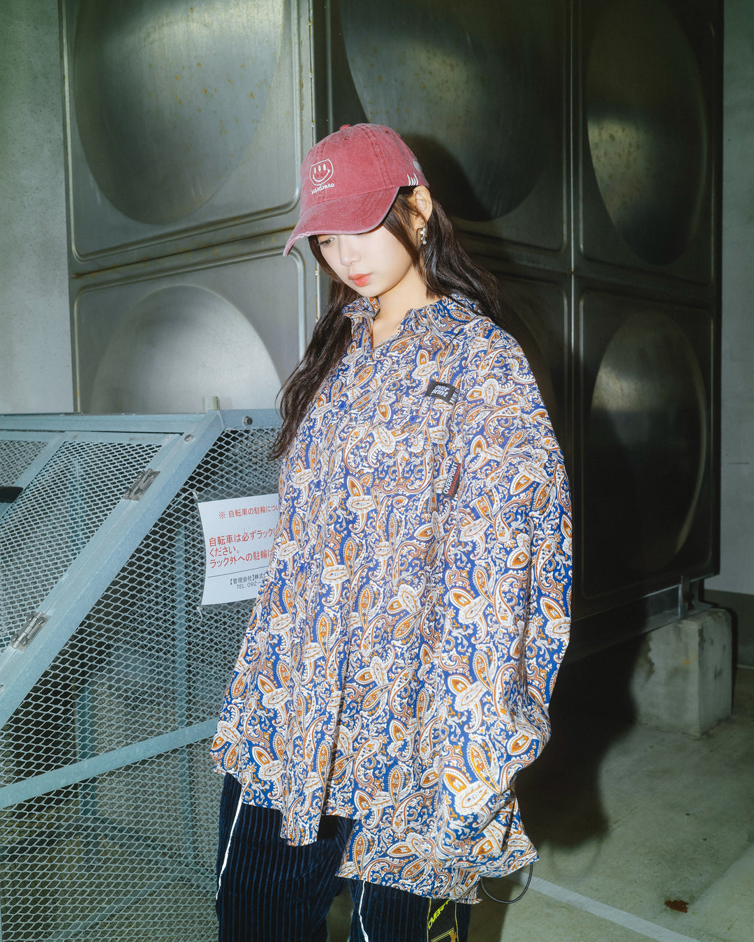 BREAK WIDE SHIRTS(PAISLEY)