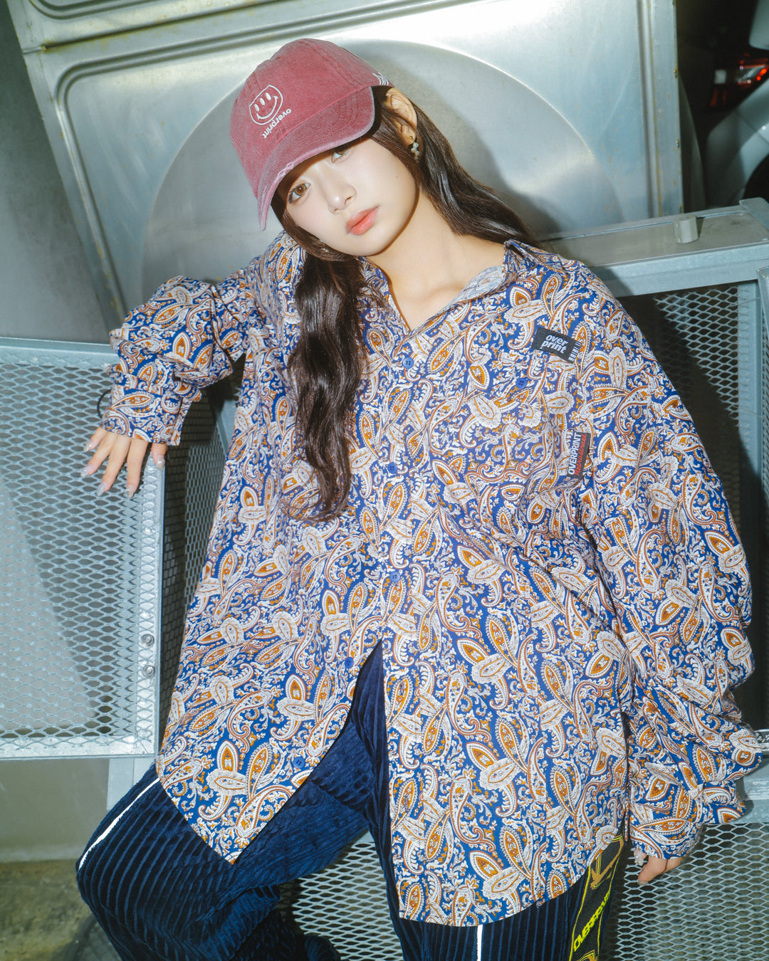 BREAK WIDE SHIRTS(PAISLEY)