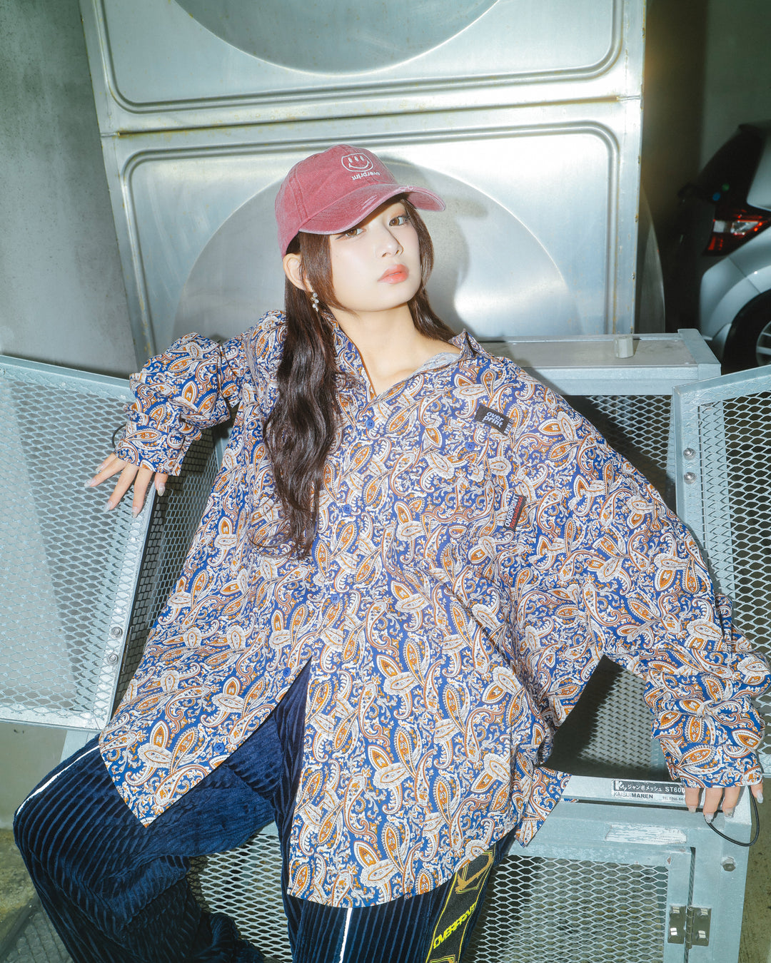 BREAK WIDE SHIRTS(PAISLEY)