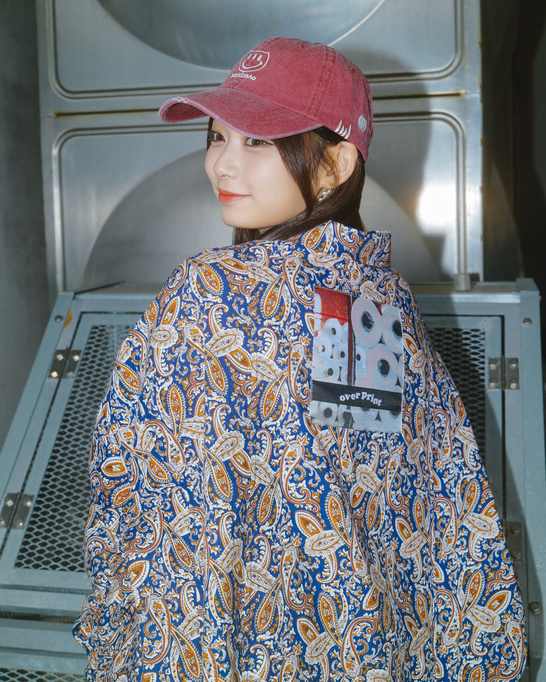 BREAK WIDE SHIRTS(PAISLEY)