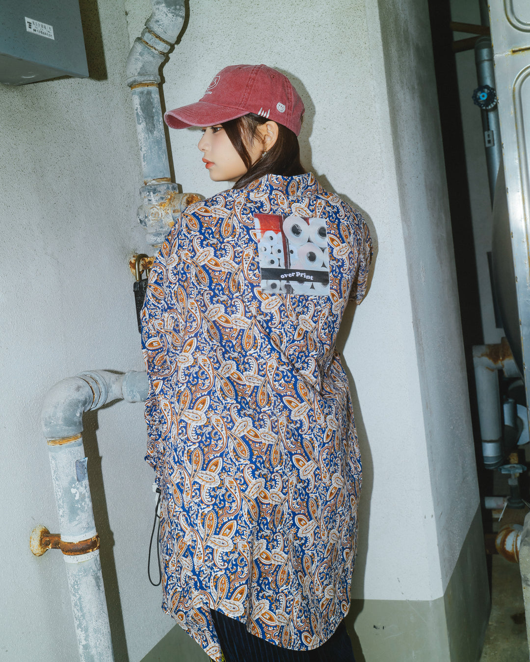 BREAK WIDE SHIRTS(PAISLEY)