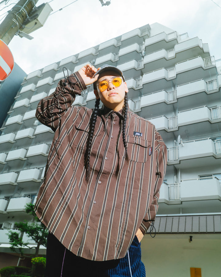 BREAK WIDE SHIRTS(STRIPE)