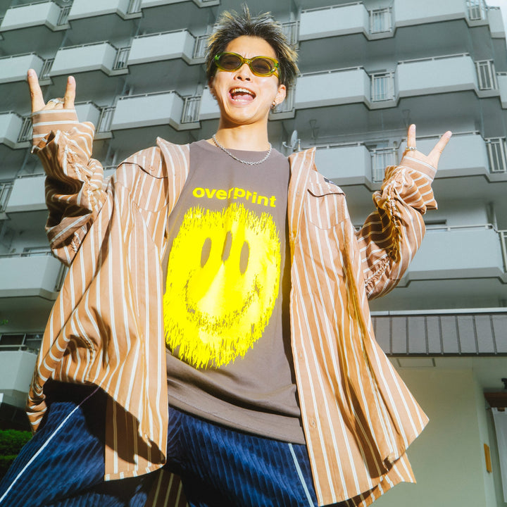 BREAK WIDE SHIRTS(STRIPE)