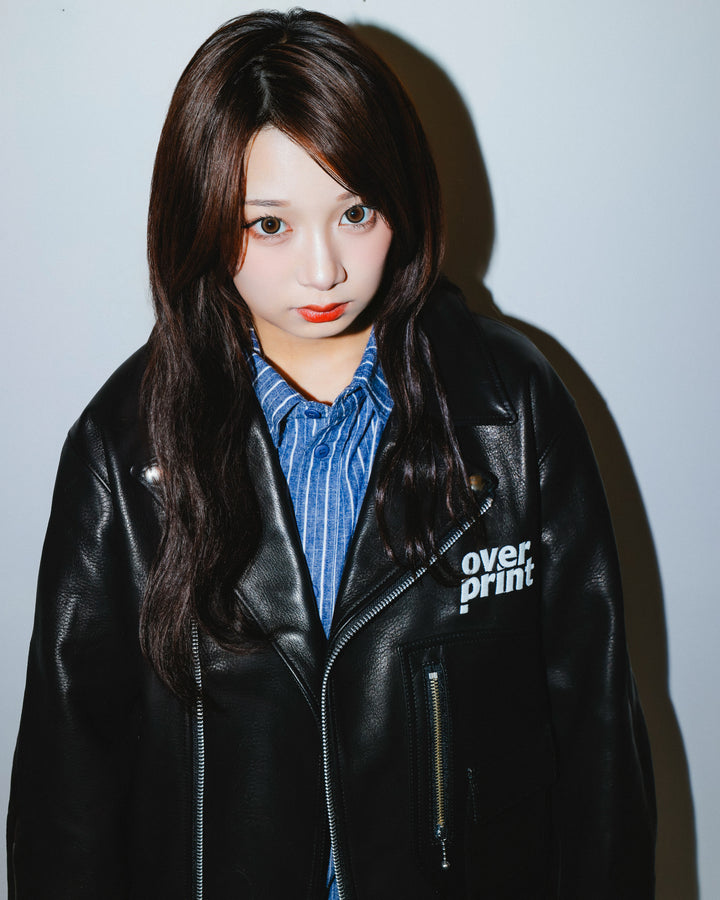 LEATHER SINGLE RIDERS JACKET *sevskig exclusive