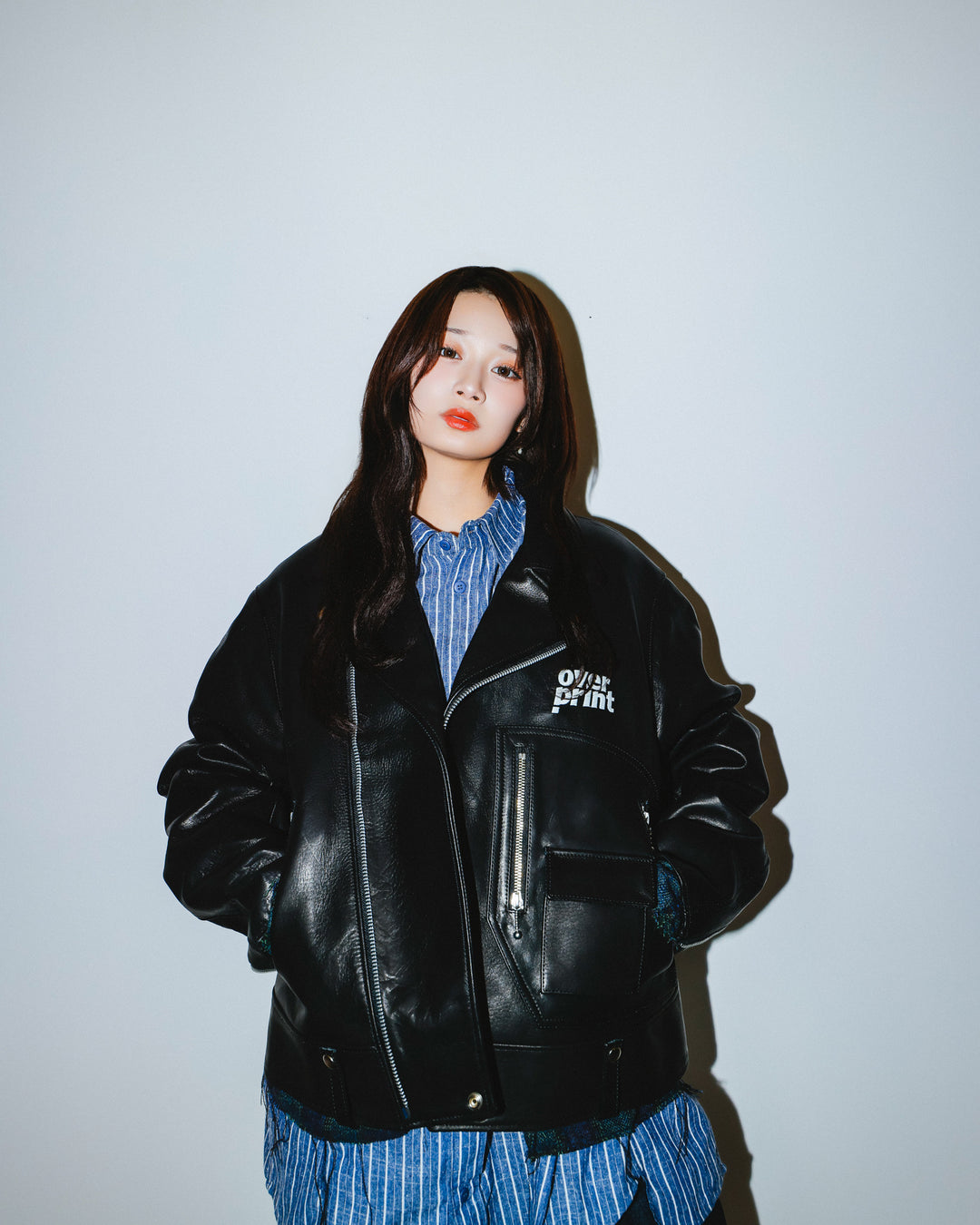 LEATHER SINGLE RIDERS JACKET *sevskig exclusive