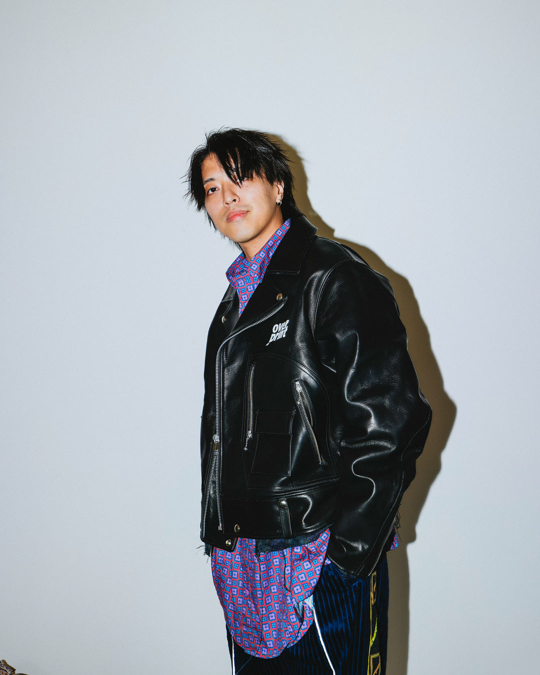 LEATHER SINGLE RIDERS JACKET *sevskig exclusive