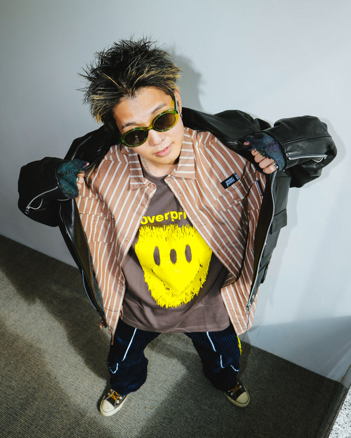 LEATHER SINGLE RIDERS JACKET *sevskig exclusive