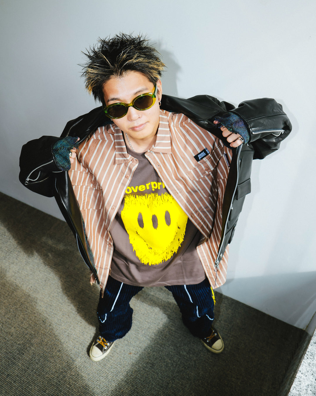 LEATHER SINGLE RIDERS JACKET *sevskig exclusive