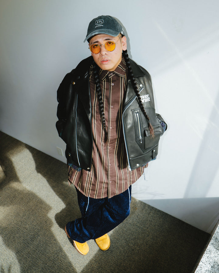 LEATHER SINGLE RIDERS JACKET *sevskig exclusive