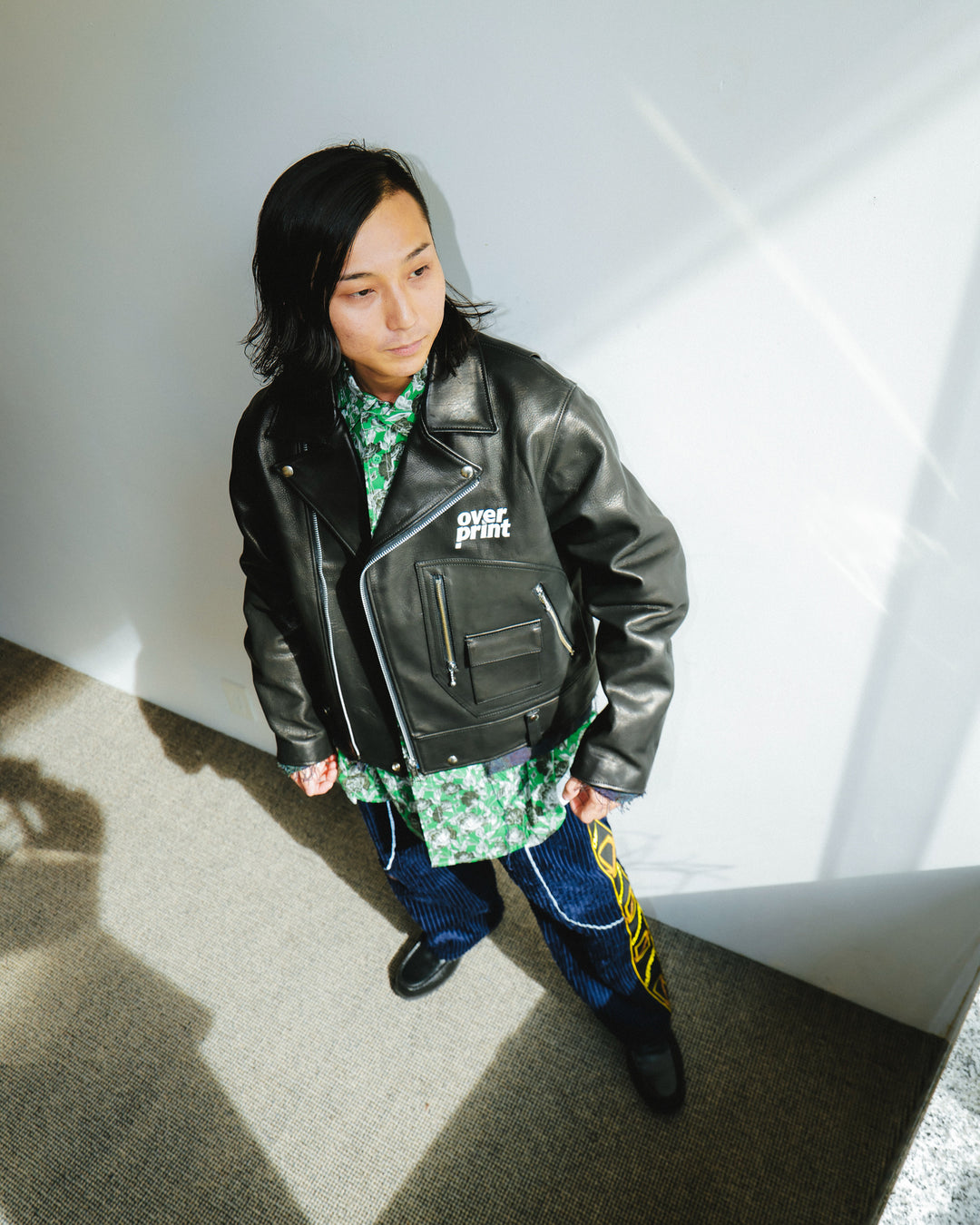 LEATHER SINGLE RIDERS JACKET *sevskig exclusive