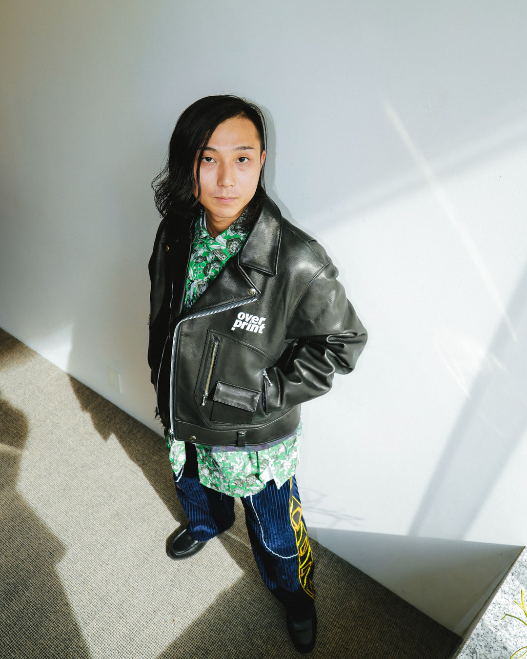 LEATHER SINGLE RIDERS JACKET *sevskig exclusive