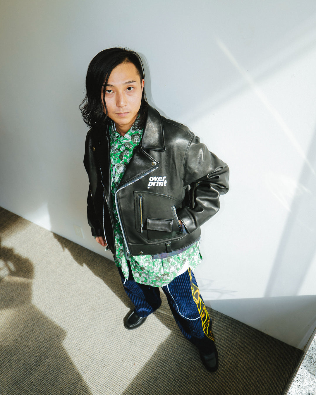 LEATHER SINGLE RIDERS JACKET *sevskig exclusive