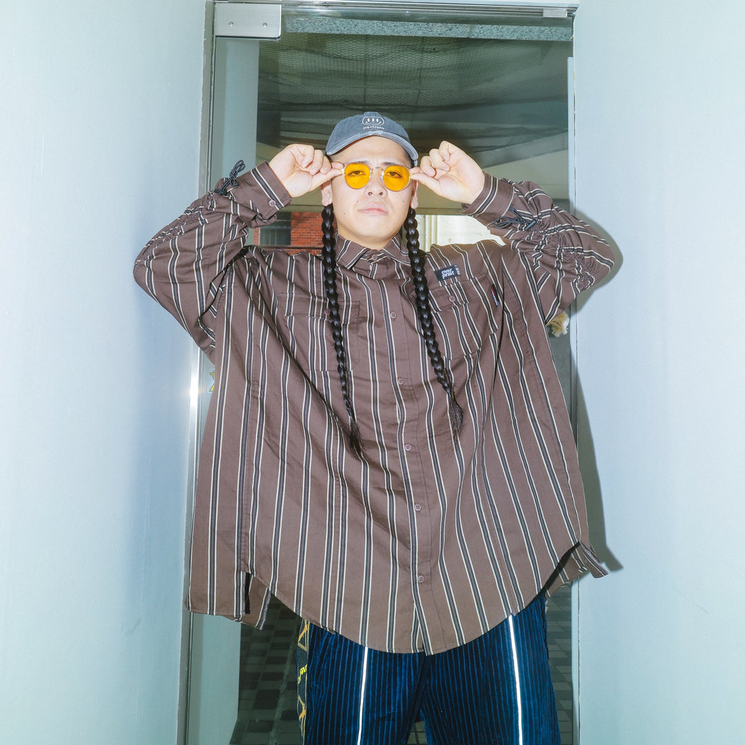 BREAK WIDE SHIRTS(STRIPE)