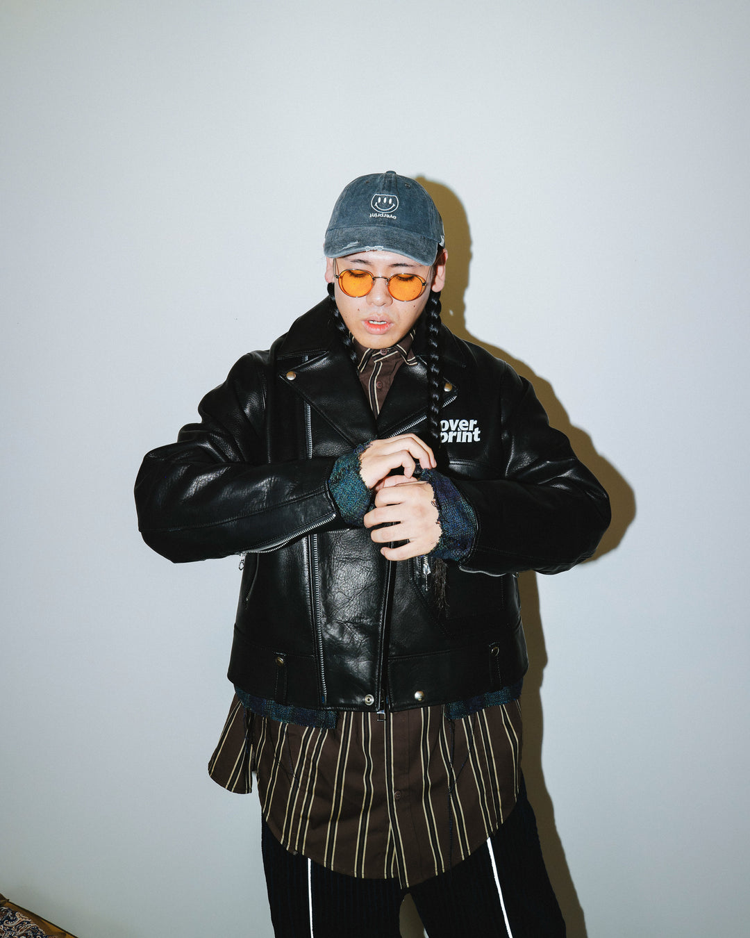 LEATHER SINGLE RIDERS JACKET *sevskig exclusive