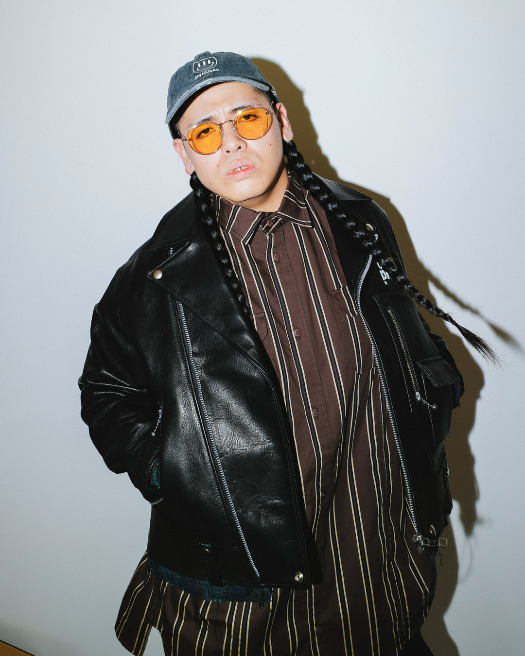 LEATHER SINGLE RIDERS JACKET *sevskig exclusive