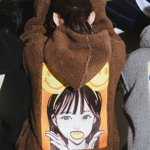 POP ART Bonding Boa Hoodie Ver:24