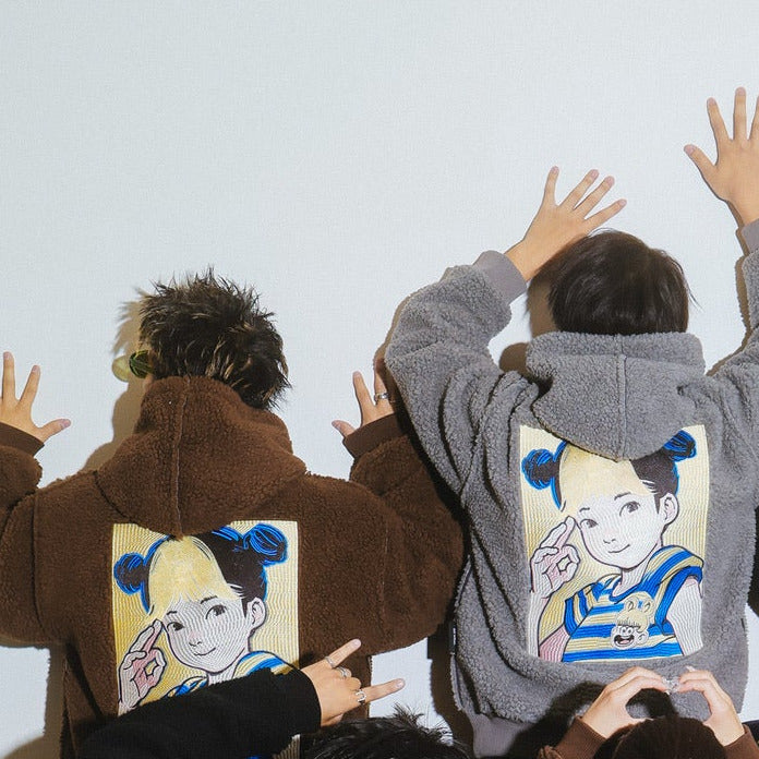 POP ART Bonding Boa Hoodie Ver:23