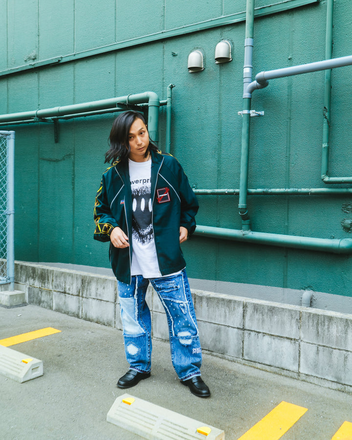 Wool jersey jacket
