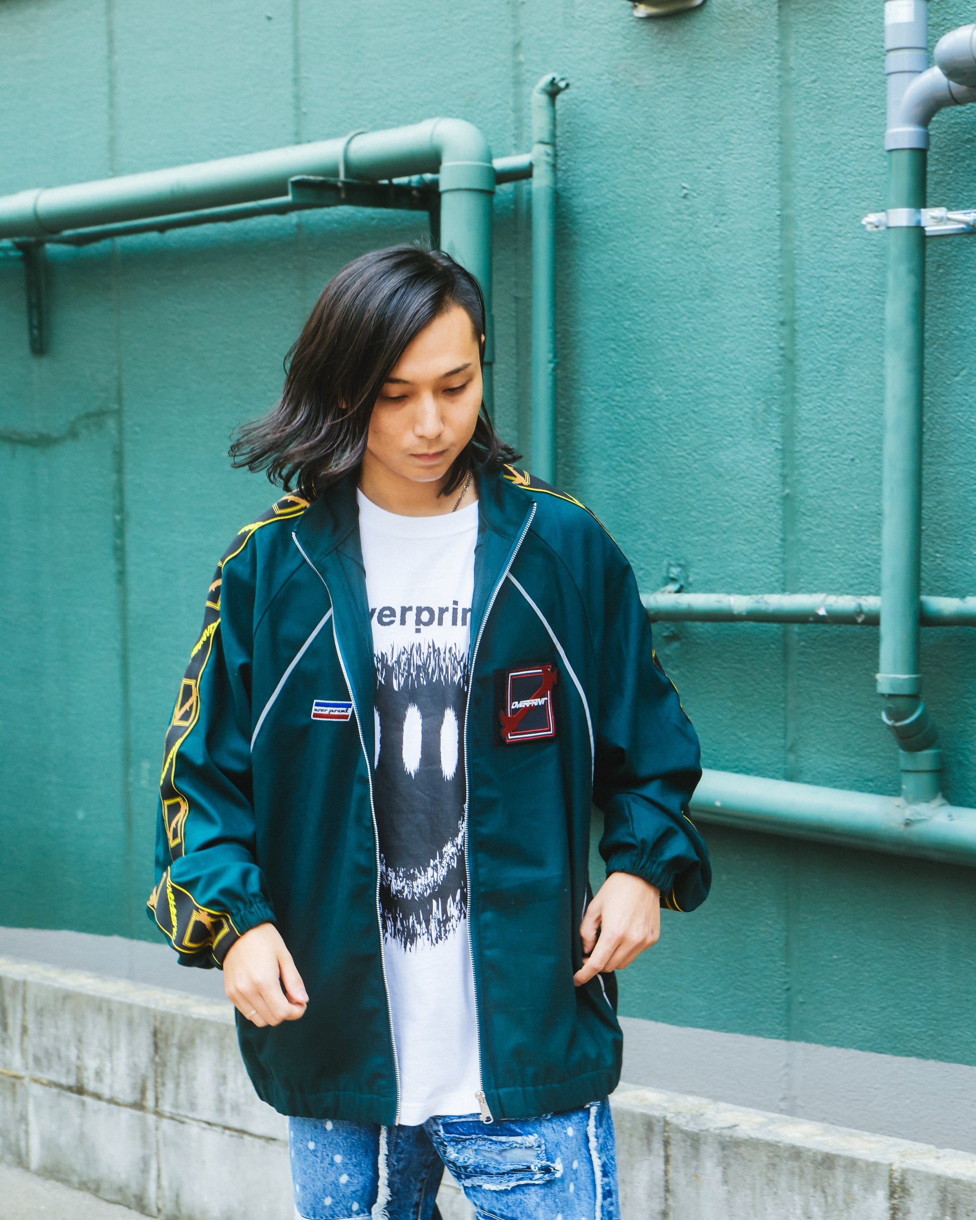 NFLジャージー Wool jersey jacket – over print