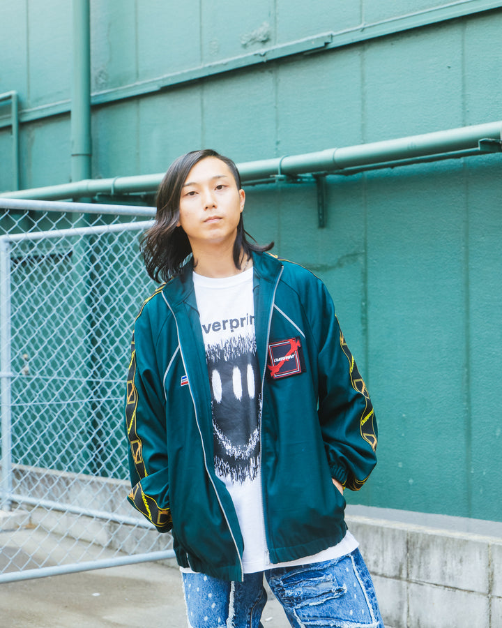 Wool jersey jacket