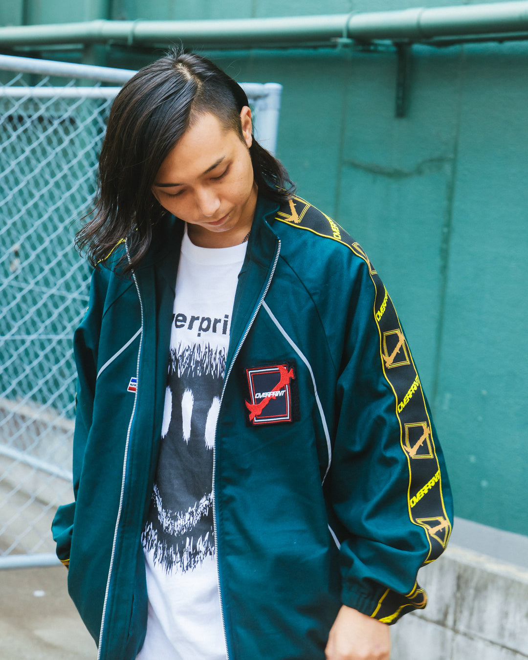 Wool jersey jacket