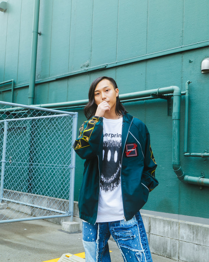 Wool jersey jacket