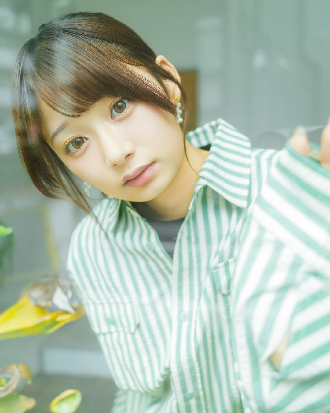 BREAK WIDE SHIRTS(STRIPE)