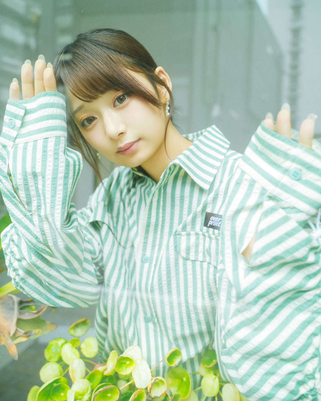 BREAK WIDE SHIRTS(STRIPE)