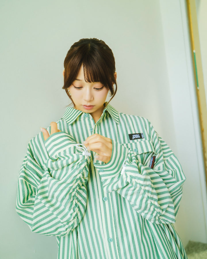 BREAK WIDE SHIRTS(STRIPE)